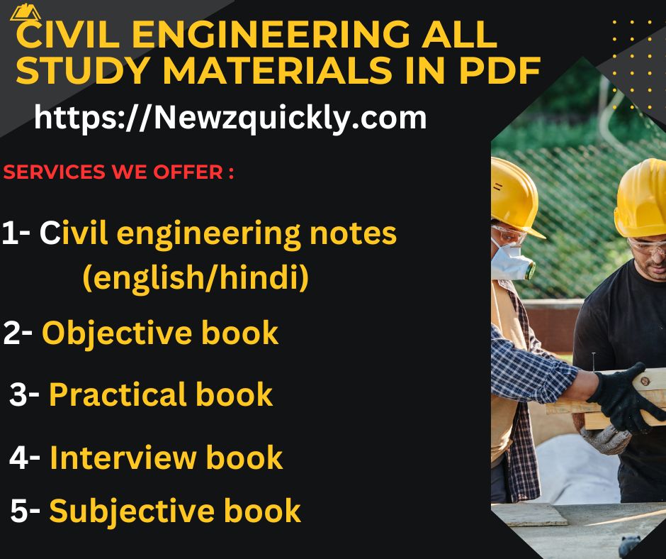 Civil Engineering Study Materials 2024